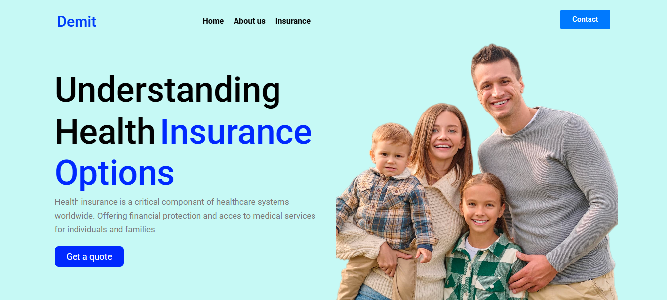 Insurance website
